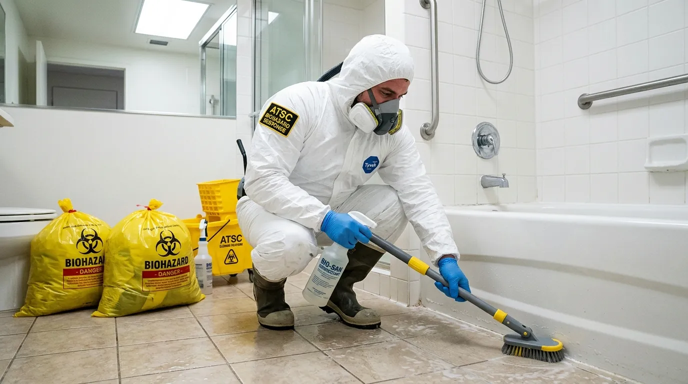 Decontamination equipment deployed for Blood Cleanup in Flowery Branch